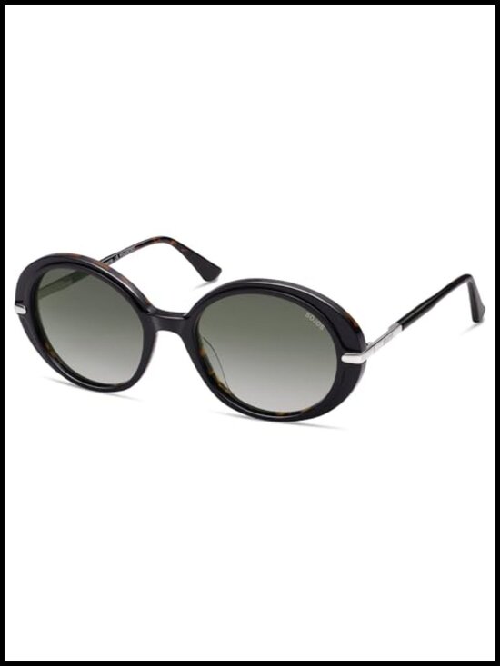 Oversized Round Polarized Sunglasses Acetate Frame Retro Vintage main image 5